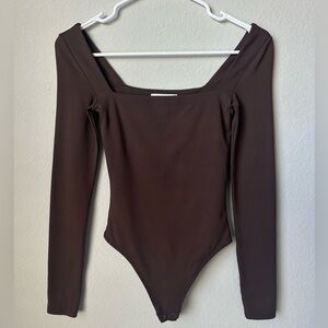 Chocolate Brown Babaton Bodysuit